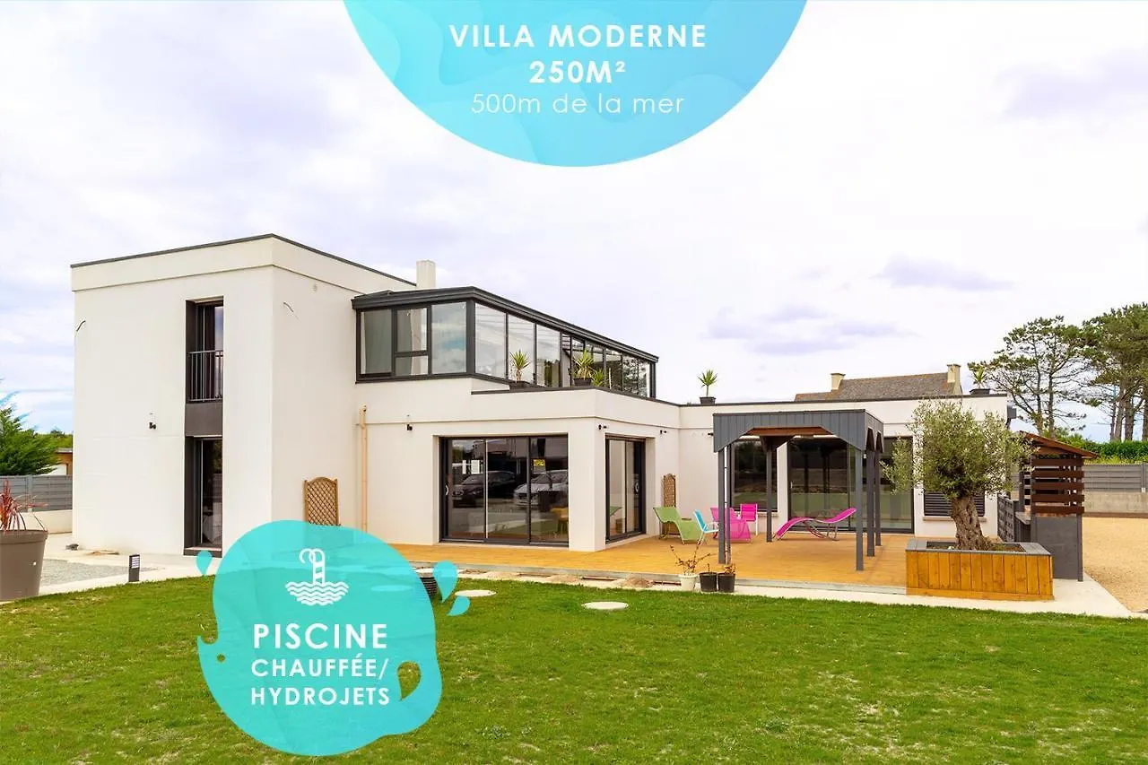 La Villa Des Amiets: 250M², Confort, Piscine, Mer A 500M Cléder